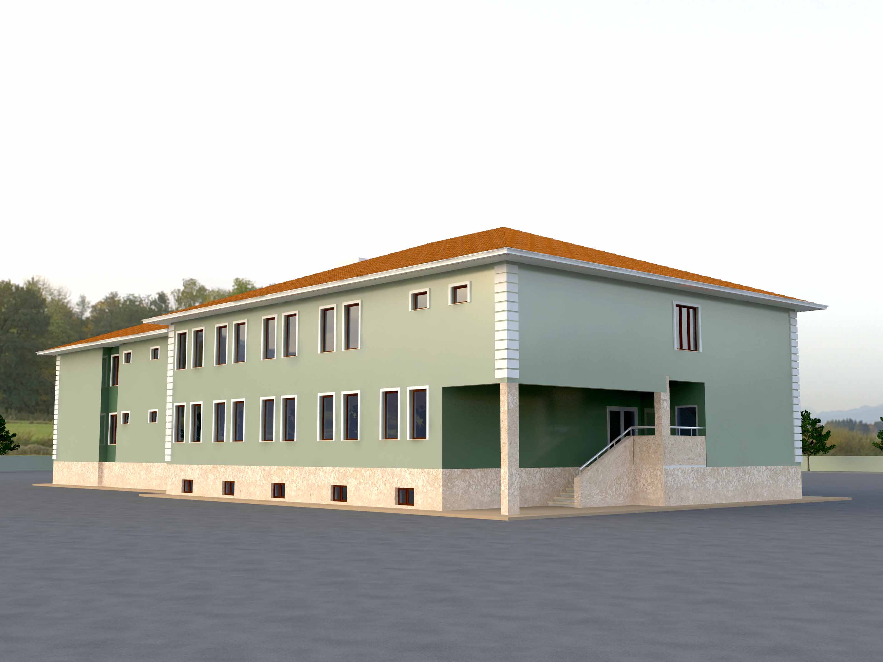 Zile Jandarma Komutanlığı Hizmet Binası Uygulama Projeleri