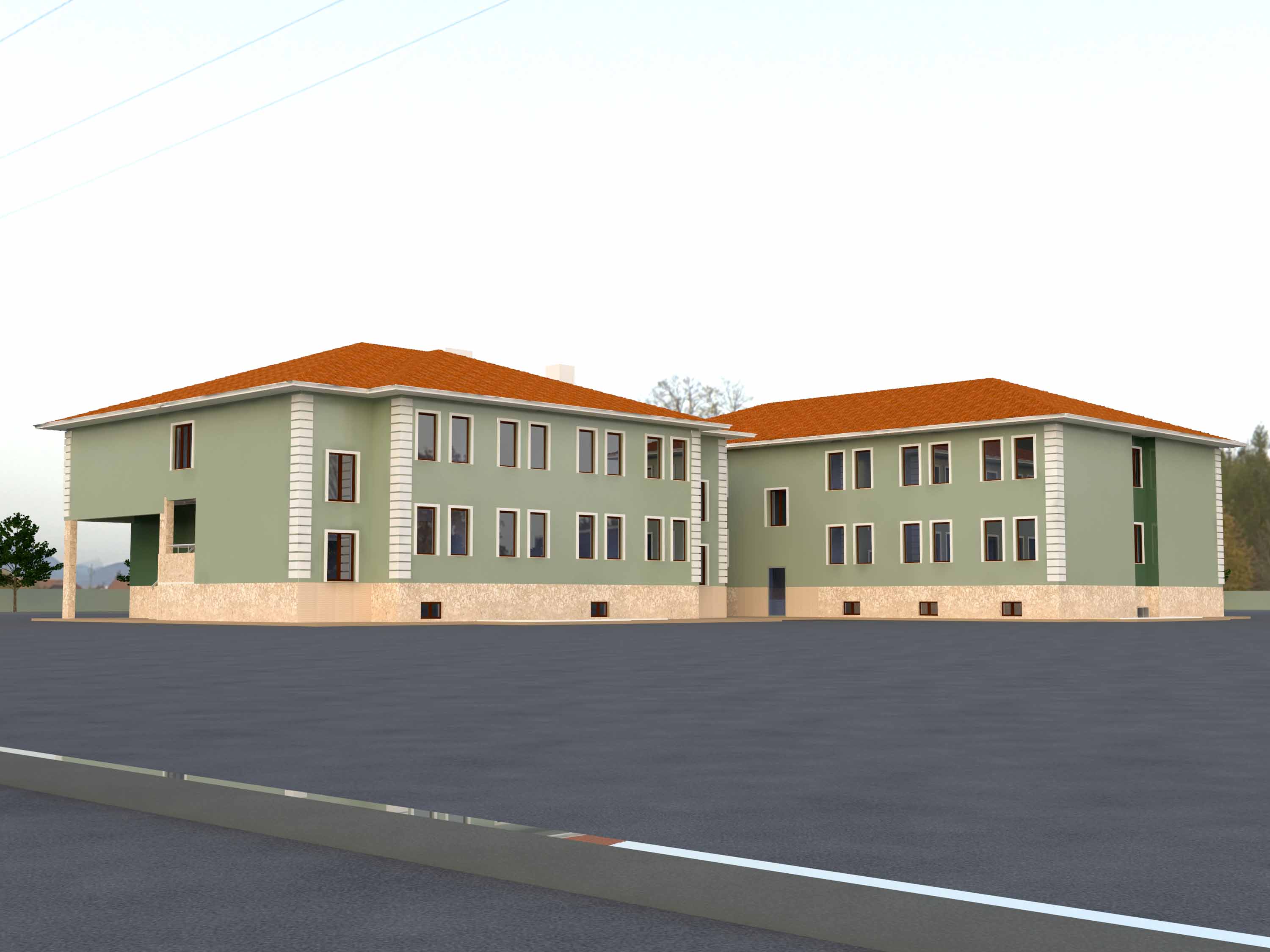 Zile Jandarma Komutanlığı Hizmet Binası Uygulama Projeleri